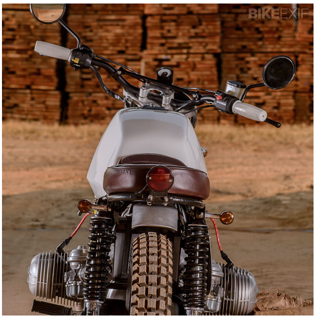 Posh Vintage Round Tail Lamp Black K65 Motorcycle Parts