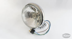 Posh Bates Style Headlight - 5.5 inch Chrome
